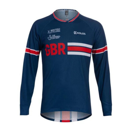 Kalas Great Britain Cycling Team Z2 BMX Long Sleeve Jersey 10 Years Blue - 9 Years Blue