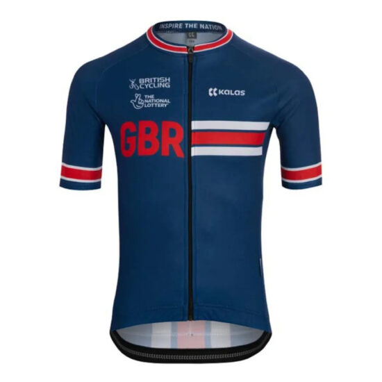 Kalas Great Britain Cycling Team Z2 Short Sleeve Jersey 5 Years Blue - 9 Years Blue