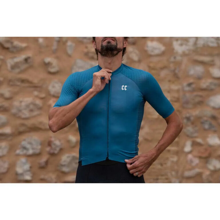 Kalas Passion Z3 Aero Short Sleeve Jersey S Petrol Blue - M+ Petrol Blue - Image 4