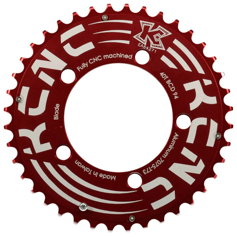 KCNC Blade Small Logo 94 BCD Chainring 40t Red