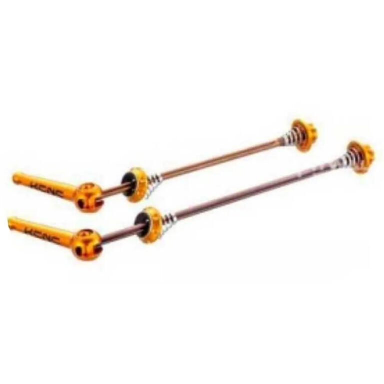 KCNC Grooving MTB Quick Release Skewer Set One Size Yellow