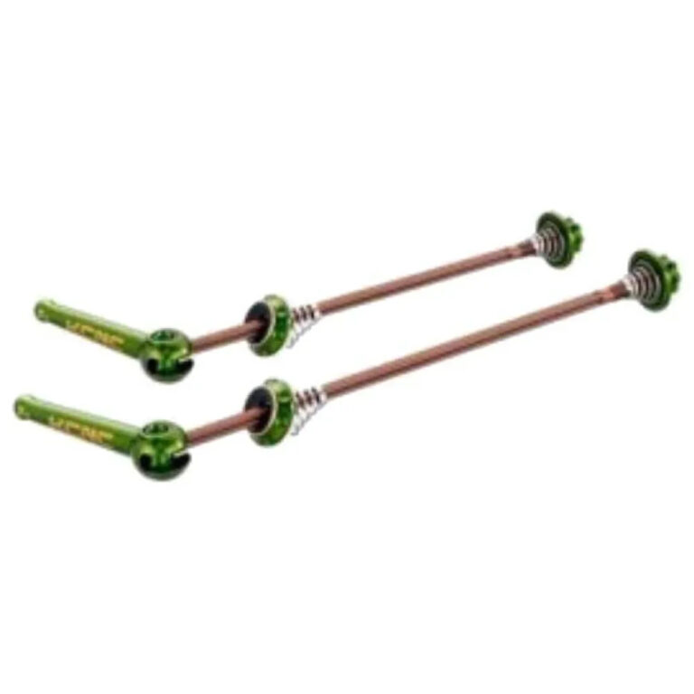 KCNC Grooving MTB Quick Release Skewer Set One Size Green