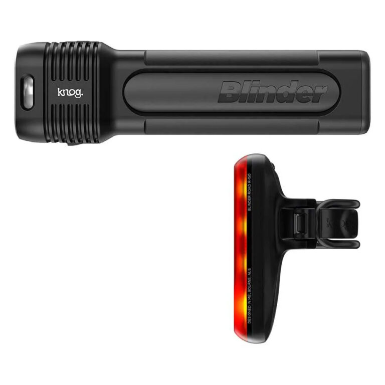 Knog Blinder 1300 + Blinder R-150 Light Set 1300 / 150 Lumens Black / Red - Image 4