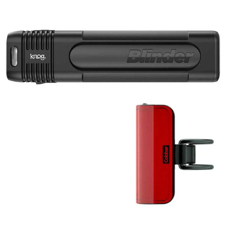 Knog Blinder 900 + Mid Cobber Light Set 900 / 170 Lumens Black / Red - Image 3