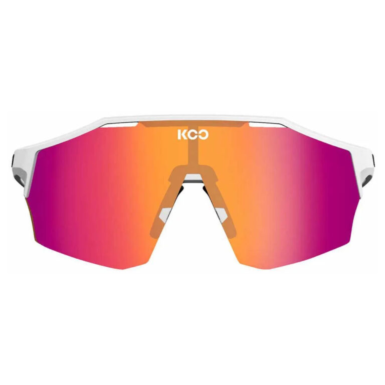 KOO Alibi Photochromic Sunglasses Photocromic Fuchsia Mirror Lens/CAT1-3 White Matt - Image 2