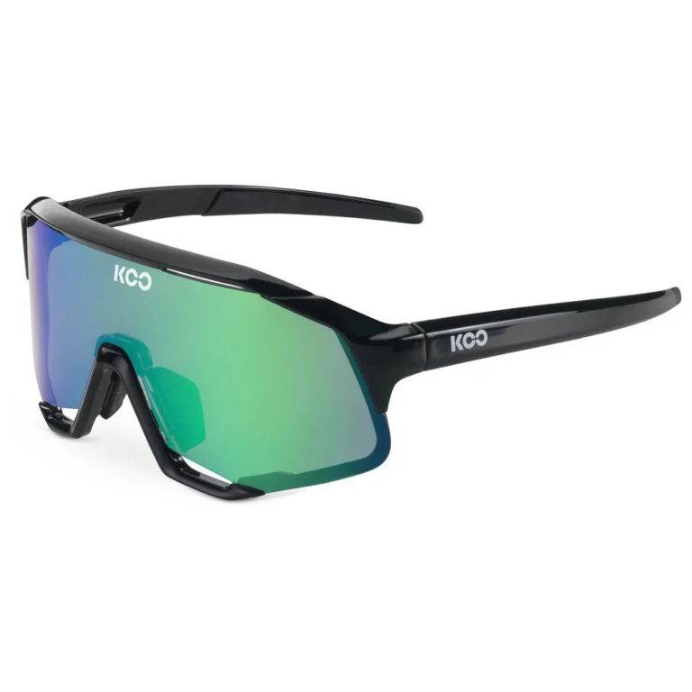 KOO Demos Mirrored Sunglasses Green Mirror/CAT3 Black