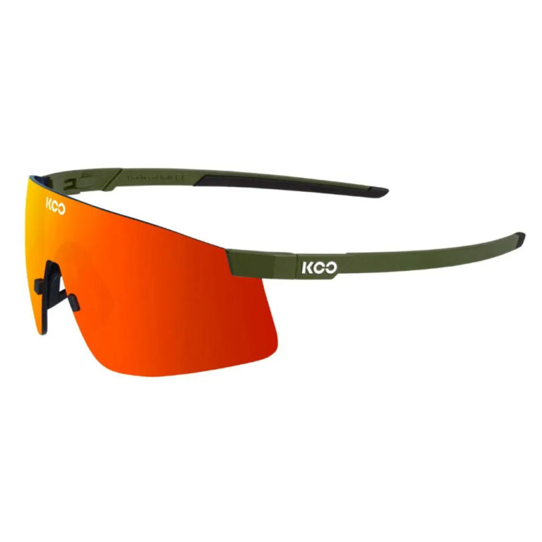 KOO Nova Sunglasses Orange Mirror/CAT3 Olive Green Matt