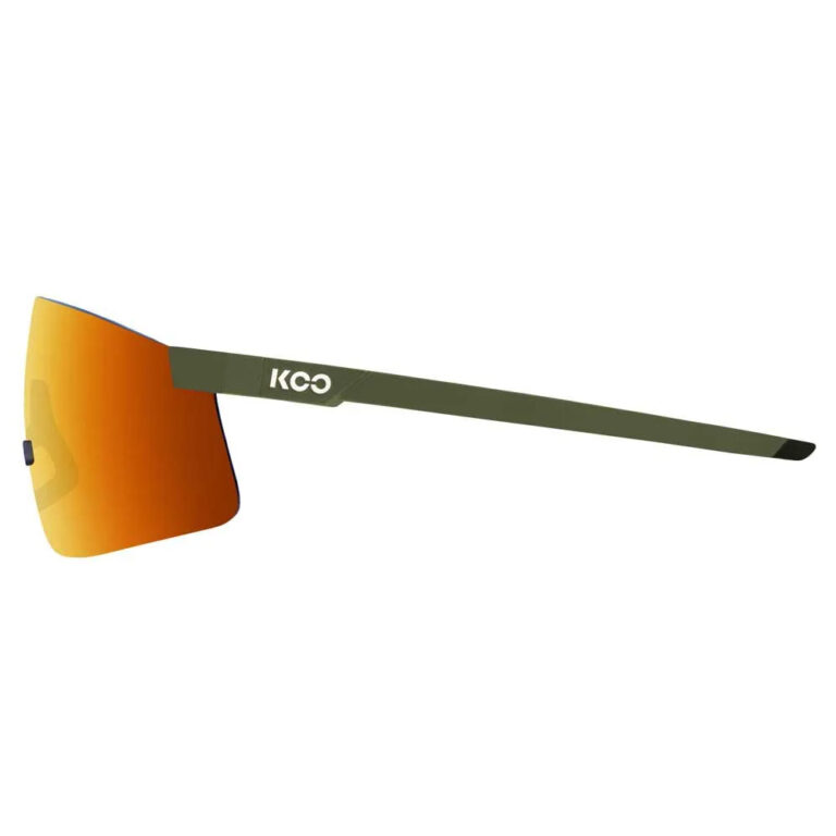 KOO Nova Sunglasses Orange Mirror/CAT3 Olive Green Matt - Image 3