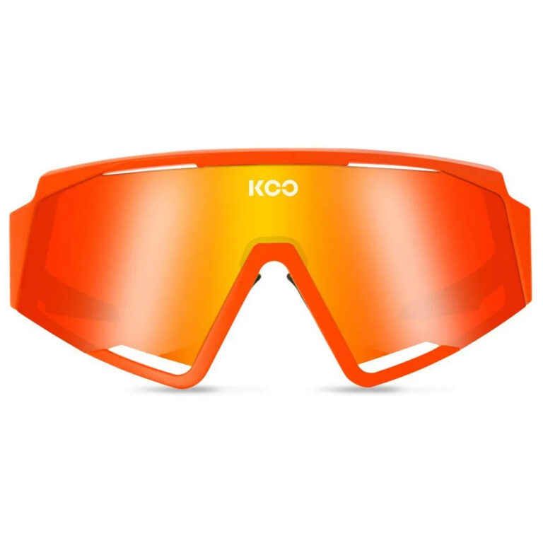 KOO Spectro Mirrored Sunglasses Red Mirror/CAT2 Orange Fluo - Image 2