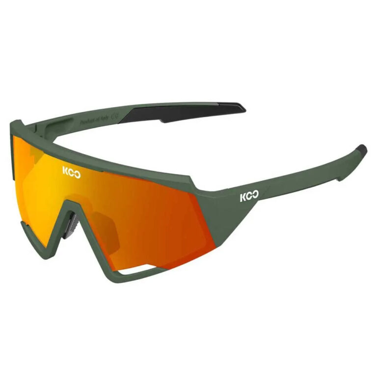 KOO Spectro Sunglasses Orange Lense/CAT2 Green Matt