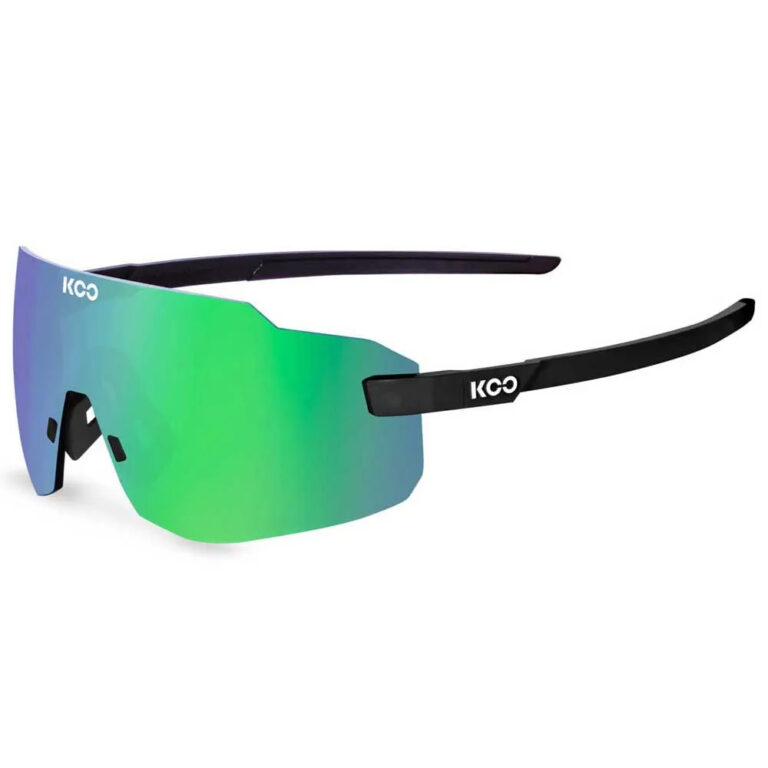 KOO Supernova Sunglasses Green Mirror/CAT 2 Black Matt Green