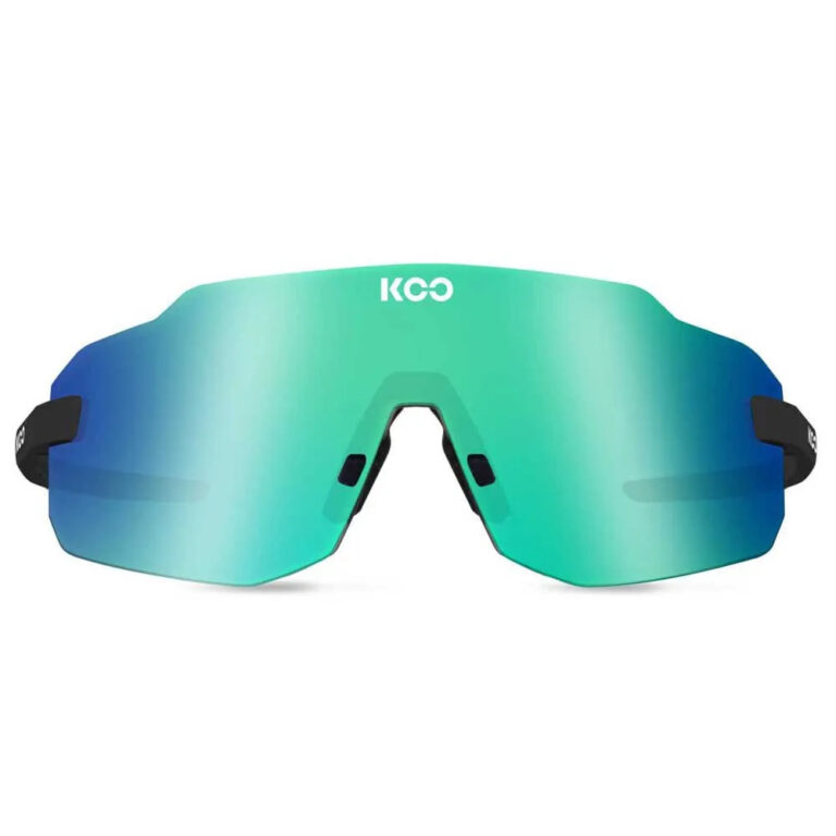 KOO Supernova Sunglasses Green Mirror/CAT 2 Black Matt Green - Image 2