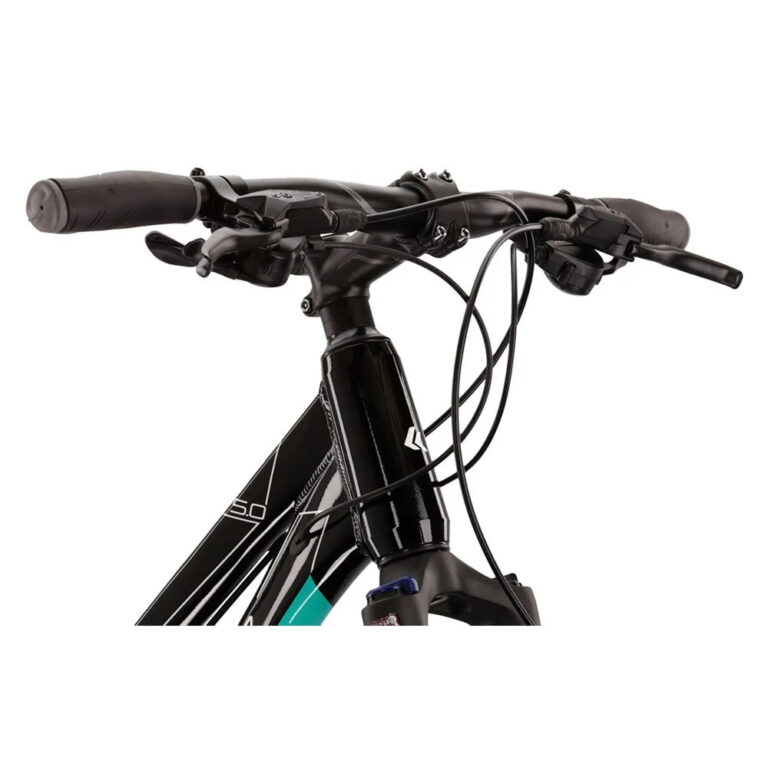 Kross Evado 5.0 Bike M Black / Turquoise - L Black / Turquoise - Image 4