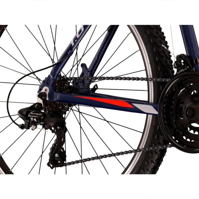 Kross Hexagon 1.0 26&amp;acute;&amp;acute; MTB Bike XS Navy Blue / Red / Silver Matt - L Navy Blue / Red / Silver Matt - Image 5