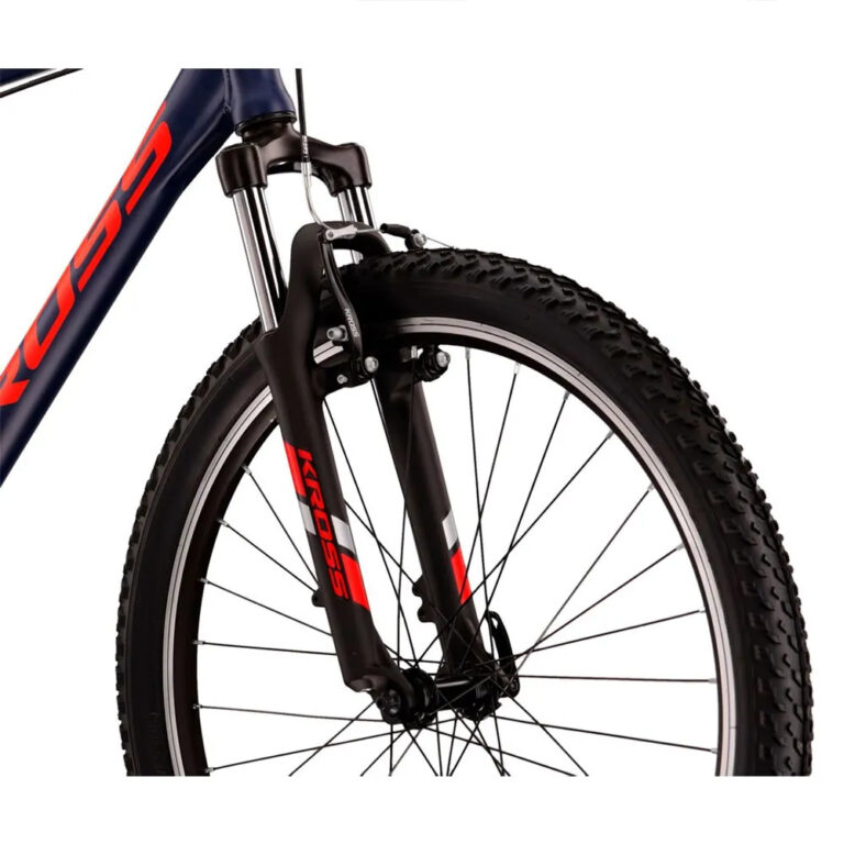 Kross Hexagon 1.0 26&amp;acute;&amp;acute; MTB Bike XS Navy Blue / Red / Silver Matt - L Navy Blue / Red / Silver Matt - Image 6