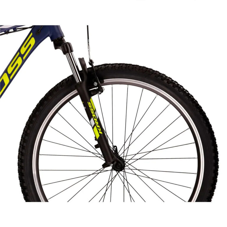 Kross Hexagon 2.0 26&amp;acute;&amp;acute; MTB Bike XS Blue / Lime Matt - Image 9