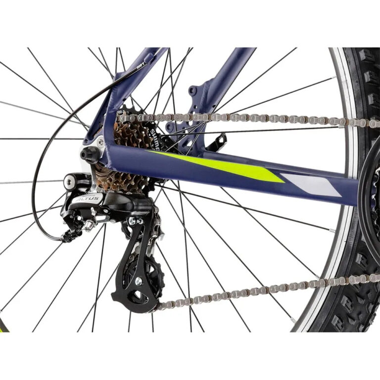 Kross Hexagon 2.0 27.5&amp;acute;&amp;acute; 2022 MTB Bike M Navy Blue / Lime / Gray - L Navy Blue / Lime / Gray - Image 4