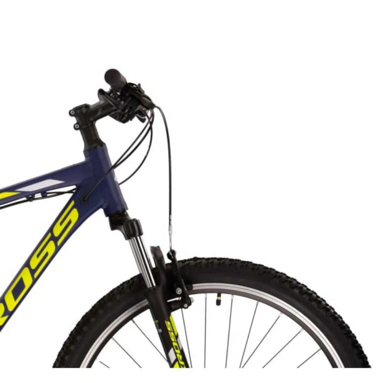 Kross Hexagon 2.0 27.5&amp;acute;&amp;acute; 2022 MTB Bike M Navy Blue / Lime / Gray - Image 3