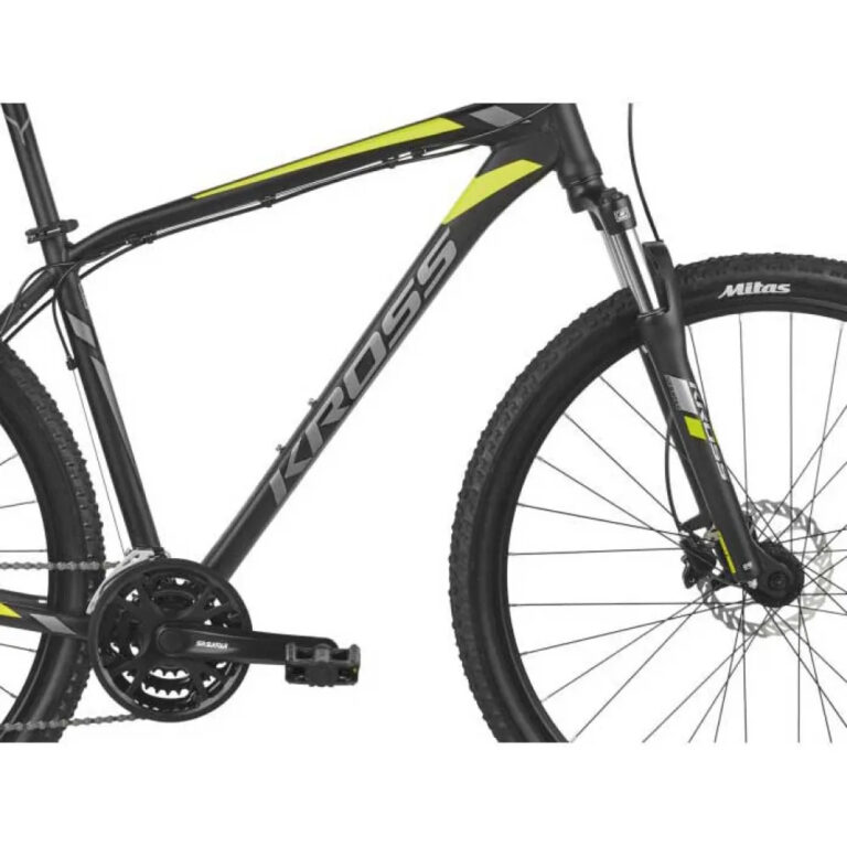 Kross Hexagon 5.0 27.5&amp;acute;&amp;acute; 2022 MTB Bike XS Black / Lime / Gray - S Black / Lime / Gray - Image 4