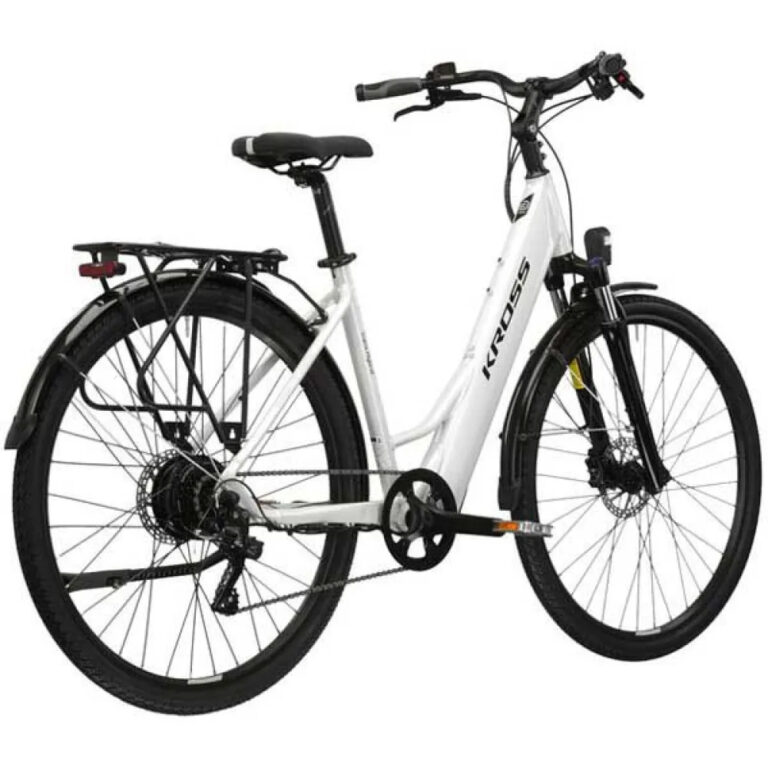 Kross Trans Hybrid LS 1.0 700 Microshift Acolyte M5185M 2023 Electric Bike S - M &amp; 349.2Wh Pearl - Image 3