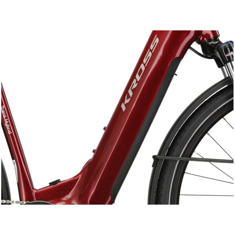 Kross Trans Hybrid LS 3.0 700 Microshift Acolyte M5180M 2023 Electric Bike M - XL &amp; 504Wh Ruby - Image 10