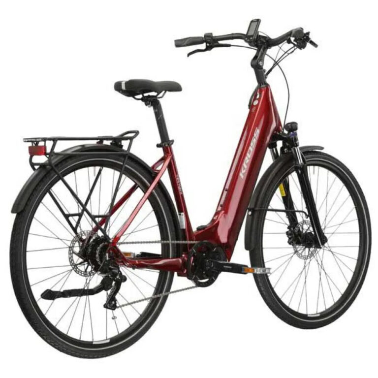 Kross Trans Hybrid LS 3.0 700 Microshift Acolyte M5180M 2023 Electric Bike M - XL &amp; 504Wh Ruby - Image 3