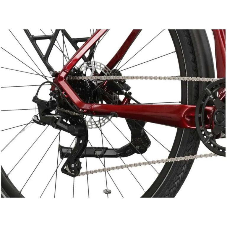 Kross Trans Hybrid LS 3.0 700 Microshift Acolyte M5180M 2023 Electric Bike M - XL &amp; 504Wh Ruby - Image 7