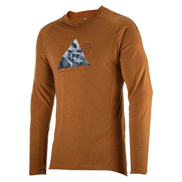 Leatt Gravity 2.0 Long Sleeve Enduro Jersey XS Suede - 2XL Suede - Image 3