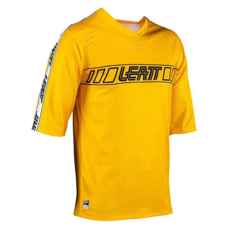 Leatt MTB 3.0 Short Sleeve Enduro Jersey XS Gold - XL Gold - Image 3