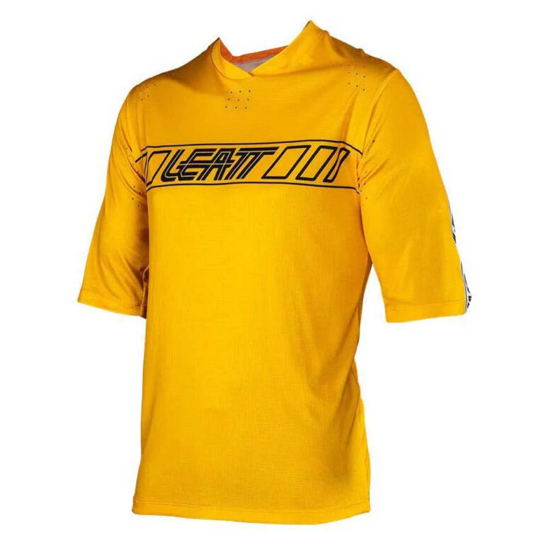 Leatt MTB 3.0 Short Sleeve Enduro Jersey XS Gold - XL Gold - Image 5