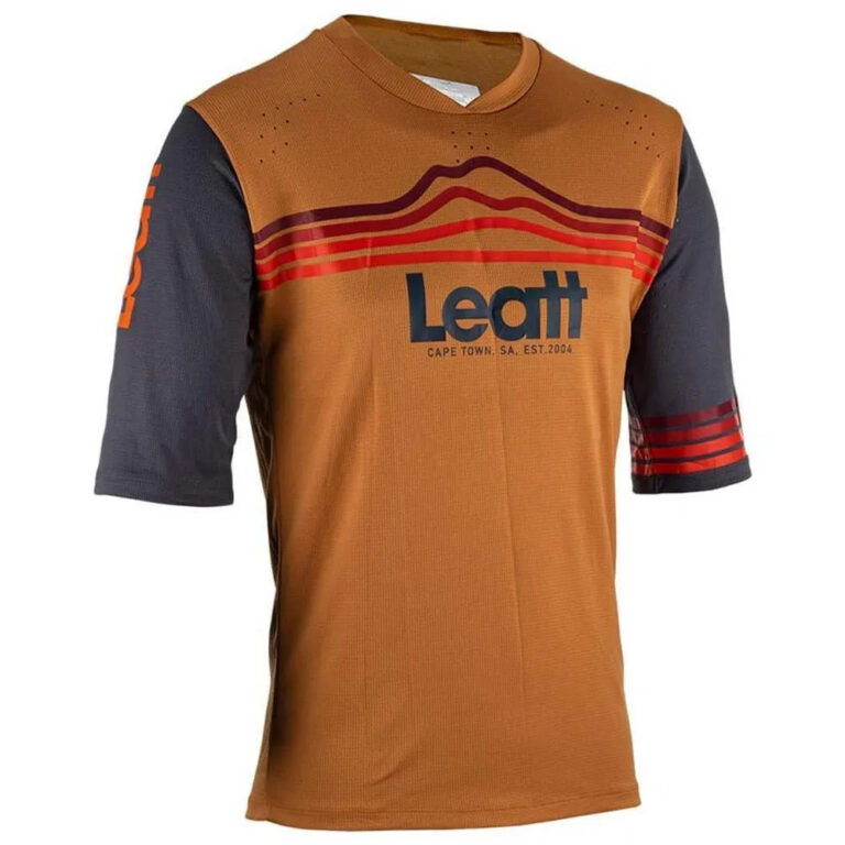 Leatt MTB 3.0 Short Sleeve Enduro Jersey S Peanut