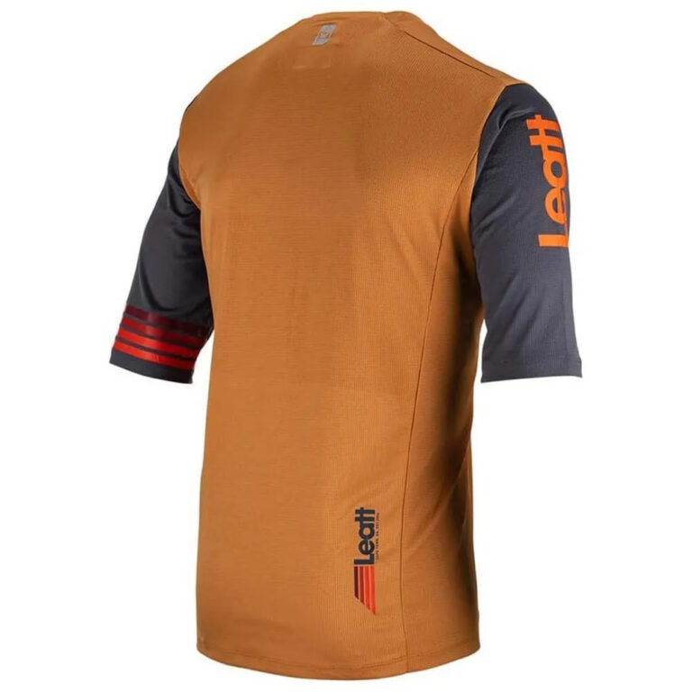 Leatt MTB 3.0 Short Sleeve Enduro Jersey S Peanut - Image 2