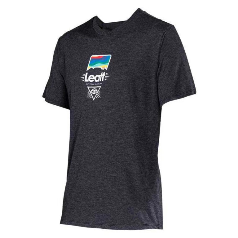 Leatt MTB Gravity 1.0 Short Sleeve Jersey M Black - 3XL Black - Image 4