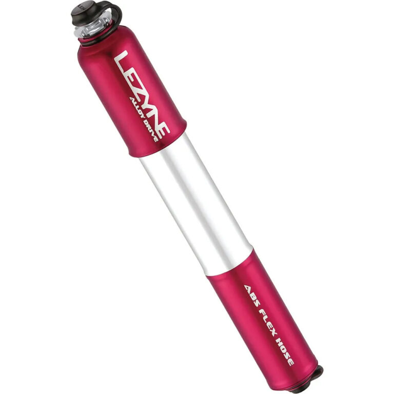 Lezyne Alloy Drive Medium Mini Pump 90 Psi Red