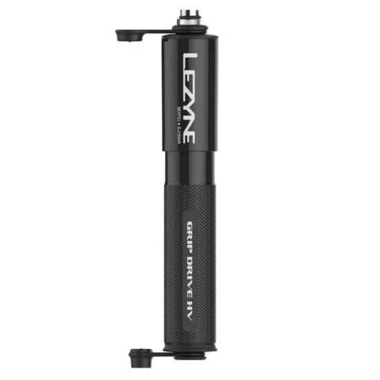 Lezyne Grip Drive HV Mini Pump 186 mm / 90 Psi Black