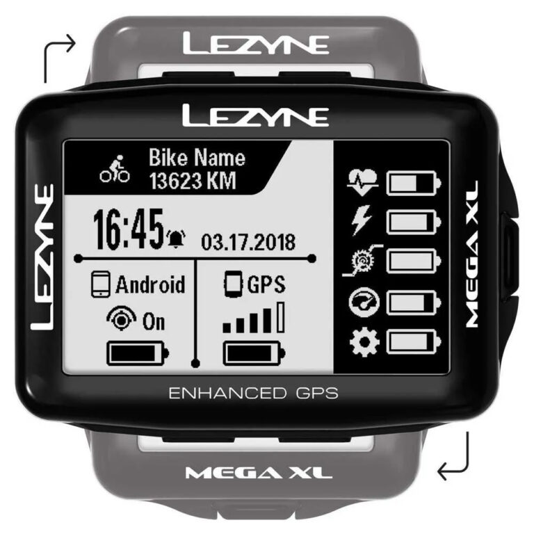 Lezyne Mega XL Cycling Computer One Size Black - Image 4