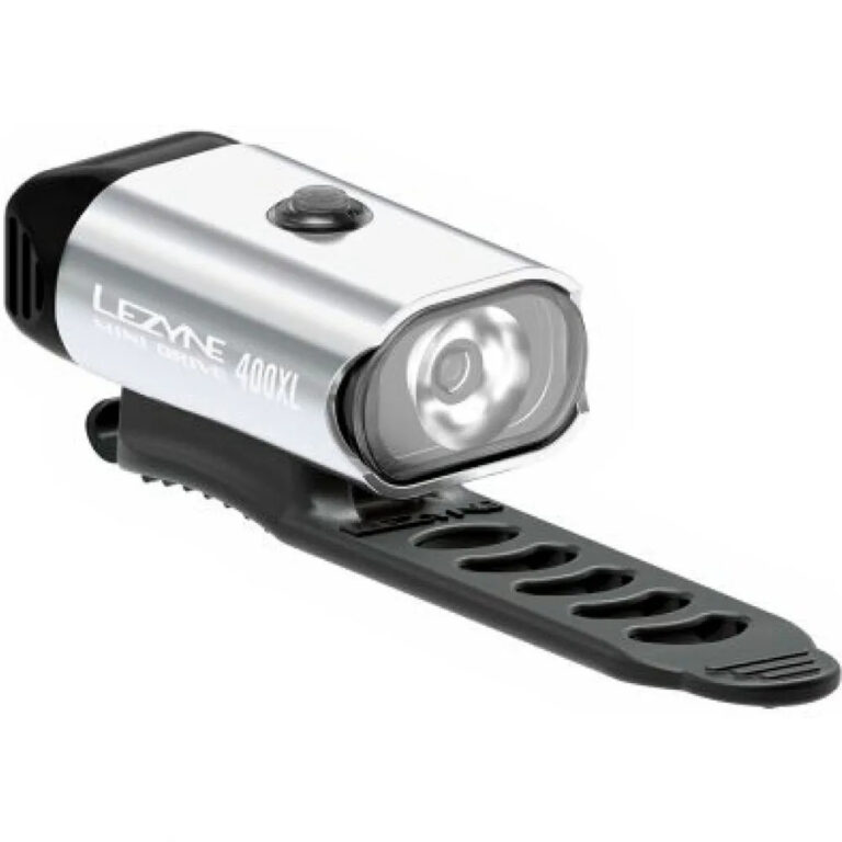 Lezyne Mini Drive 400 XL Front Light 400 Lumens Silver