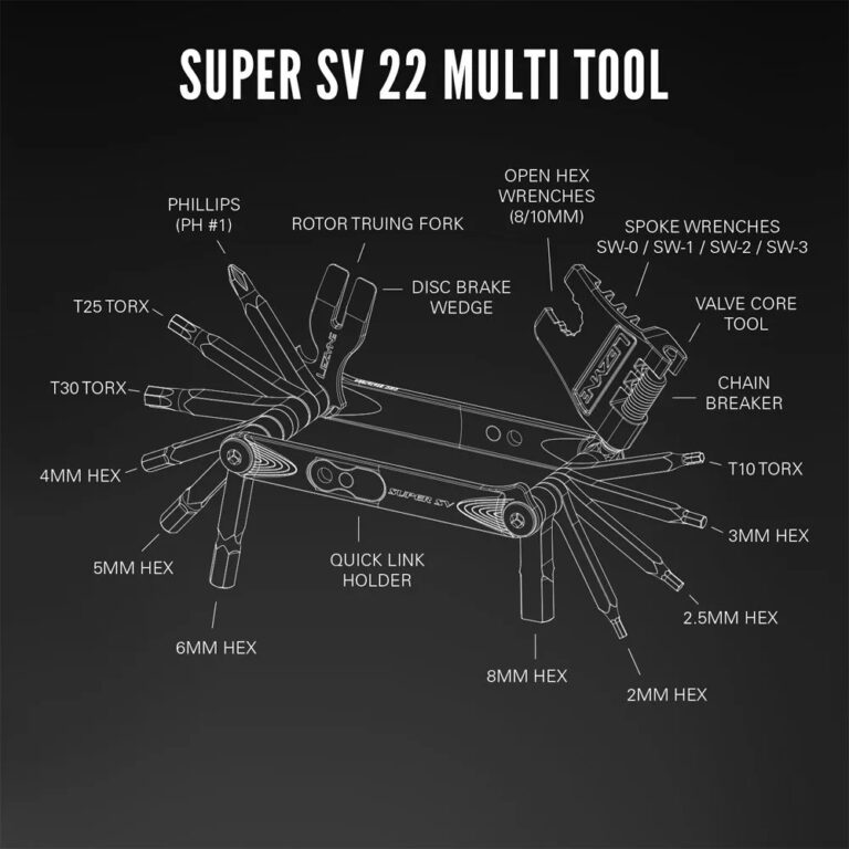 Lezyne Multi Super SV 23 Tool One Size Silver - Image 10