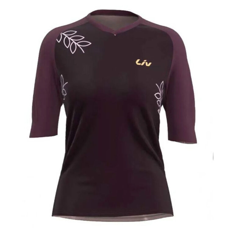 Liv Hoja MTB Short Sleeve Jersey XS Burgundy - XL Burgundy