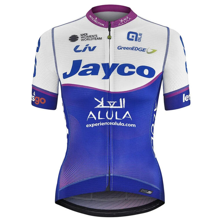 Liv Jayco Alula PR-S Short Sleeve Jersey XS White / Blue - L White / Blue