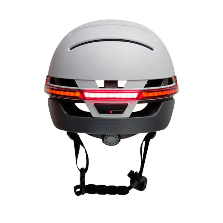 Livall BH51M NEO LED Urban Helmet M White / Light Grey - L White / Light Grey - Image 3