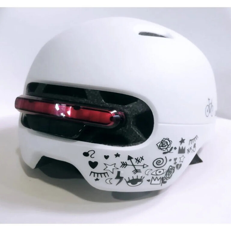 Livall C20 LED Urban Helmet M White / Graffiti - L White / Graffiti - Image 3