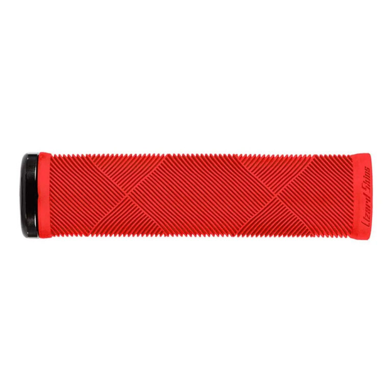 Lizard skins Lizard Skins Single Sided Lock On Strata Grips 135 mm Red