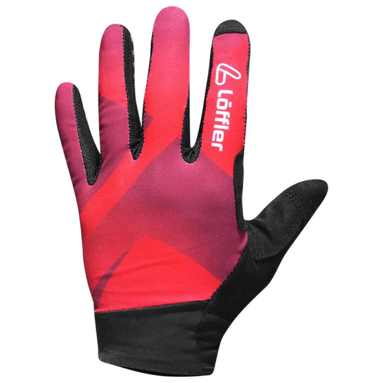 Loeffler Full Finger Gloves 10-10.5 Red - 9-9.5 Red