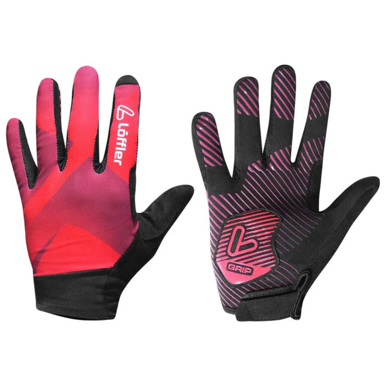 Loeffler Full Finger Gloves 10-10.5 Red - 9-9.5 Red - Image 3