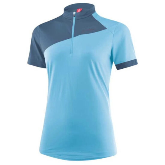 Loeffler Half Zip Alpha 24 Short Sleeve Jersey M Blue Bay - XL Blue Bay