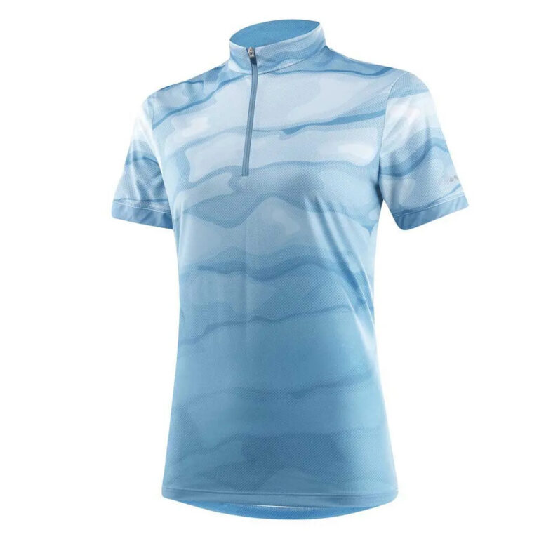 Loeffler Half Zip Barkly Short Sleeve Jersey 40 Blue Bay - 44 Blue Bay