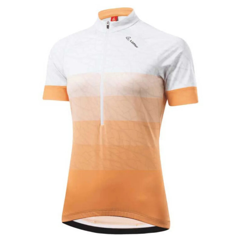 Loeffler Half Zip Lively Vent Short Sleeve Jersey M Papaya - XL Papaya