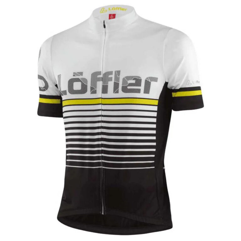 Loeffler Messenger 23 Short Sleeve Jersey 56 Black / Lemon