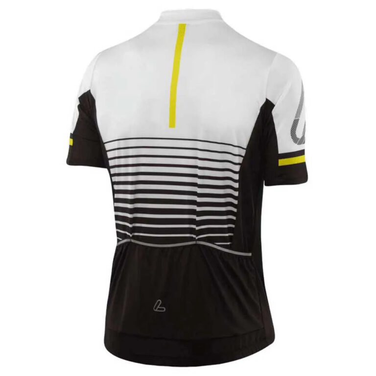 Loeffler Messenger 23 Short Sleeve Jersey 56 Black / Lemon - Image 2